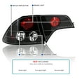 thumbnail image 3 of Spec-D Tuning Black Housing Clear Lens Tail Lights Compatible with 2006-2011 Honda Civic Sedan 4 Door, Left + Right Pair Assembly, 3 of 7