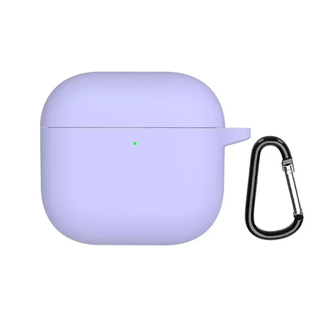GadgetCom Replacement Case Compatible with Apple AirPods 4 , Shockproof Silicone Earbuds Pouch Cover With Clip Hook