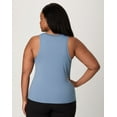 thumbnail image 3 of Hanes Moves Women's Performance Tank Blue Dive XS, 3 of 10
