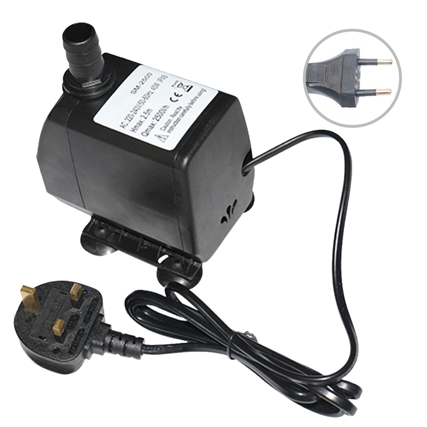 Water Pump Submersible Quiet High Lift Aquarium Fish Tank Fountain Hydroponic US