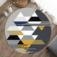 thumbnail image 1 of Area Rugs Clearance, Non-slip Round Mat Area Rugs Pads, Rug Rotray Chair Mat For Bedroom Decor Kitchen Couch Home Decor, 1 of 8