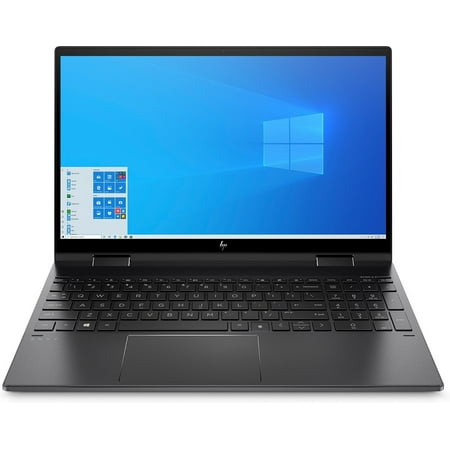 HP 15EE1083CLREF ENVY x360 15.6" Convertible 2 in 1 Notebook - AMD Ryzen 7 5700U Octa-core - 12GB RAM - 512GB SSD - AMD Radeon Graphics - Windows 10 Home - Nightfall Black Aluminum - Refurbished