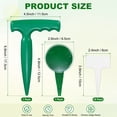 thumbnail image 4 of Uxcell 1-Set Seed Planter Tool, Plastic Hand Dibber Garden Tool with Handle for Sowing Seeds [Dark green, with Plant Labels], 4 of 7
