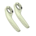 thumbnail image 3 of Mountain Bike Handlebar Ends Bar Ends Wear Resistant 1 Pair High Strength PP Hand Grip for Road Bike BMX Repair Accessories Milk Tea Gray, 3 of 8