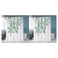 thumbnail image 4 of Naiovety Cortina de baño blanca, elegante y ecológica, impermeable y duradera, moderna cortina de ducha de poliéster para baño Type5 NO5, 4 of 6