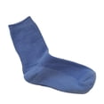 thumbnail image 2 of dianhelloya 1 Pair Ribbed Mid-tube Elastic Women Socks Simple Casual Solid Color Sports Socks Blue, 2 of 8