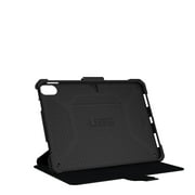 UAG iPad 11 A16 11th Gen 2025, 10.9 10th Gen 2022 Case A3354 A3355 A2696 Rugged Heavy Duty Protective Folio Cover w/Adjustable Stand & Pencil Holder, Metropolis Black