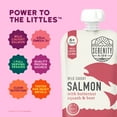 thumbnail image 4 of Serenity Kids Wild Caught Salmon Stage 2 Baby Food with Organic Butternut Squash & Beet, 3.5oz Pouch, 4 of 10