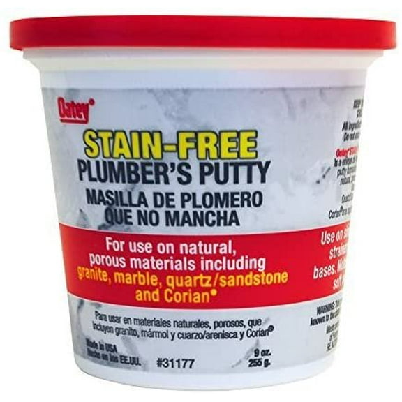 Oatey 31177 9 Oz Stain-Free Plumber's Putty