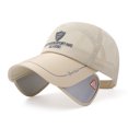 thumbnail image 1 of Gorra de béisbol con lengüeta de pato para hombre y mujer, de malla extragrande, extraíble, de verano, para exteriores, con protección solar, informal, 1 of 5
