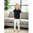thumbnail image 3 of Clementine Apparel Big Girls' Three-Pack Everyday Crew Neck T-Shirts 3-Pack, Sizes 4-16, 3 of 5
