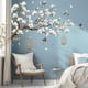 thumbnail image 5 of Calcomanías de pared con diseño de pájaro magnolia, árbol, flores, pegatinas de pared, decoración de flores blancas, decoración del hogar con magnolia, 5 of 9