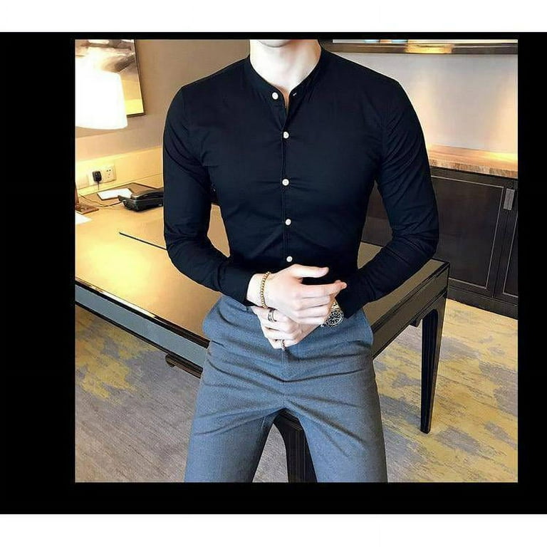 Black best sale stylish shirt