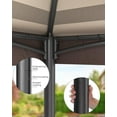 thumbnail image 5 of Acekid Outdoor Gazebo Gazebo Canopy With Double Roof Netting And Curtains Steel Frame Pavilion Garden Tent For Patio Backyard Deck And Lawns 12x12, 5 of 7