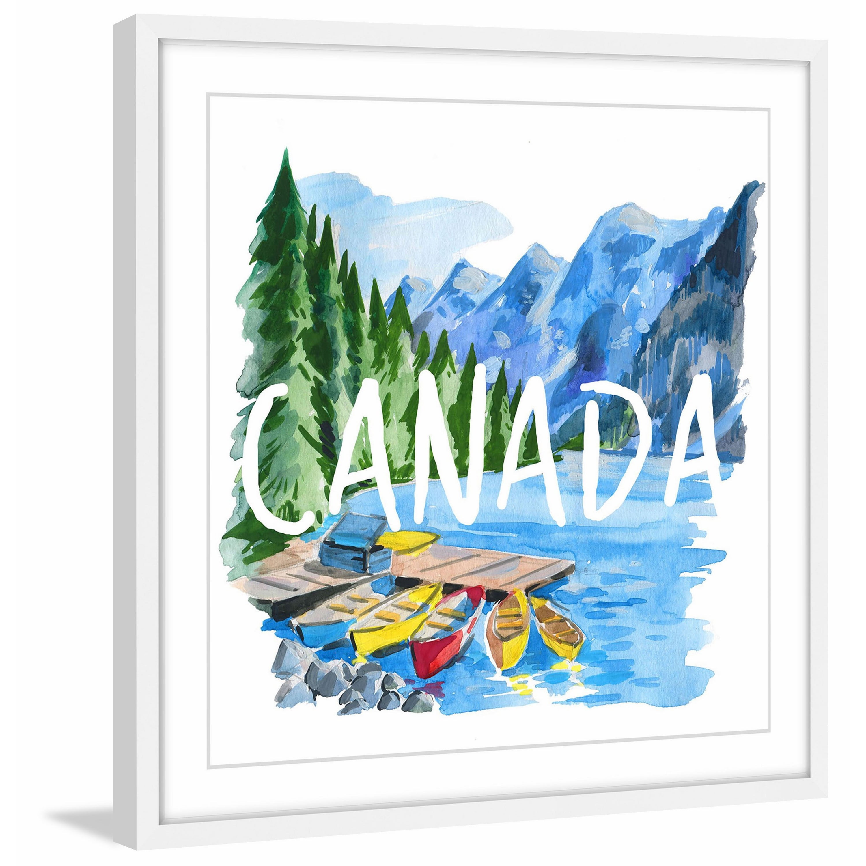 "Banff National Park (Canada)" Framed Painting Print