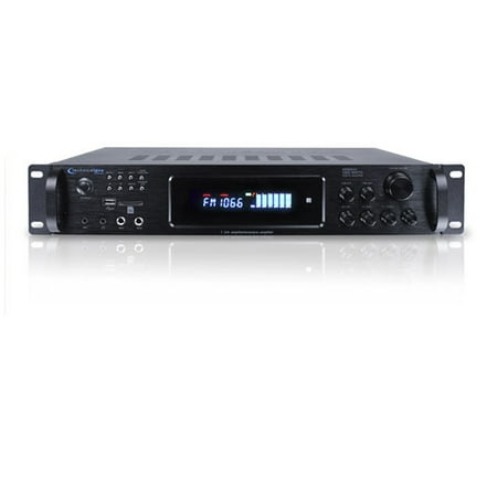 Digital Drum Amplifier - Technical Pro Digital Hybrid Amplifier / Preamp/ Tuner with USB and SD Card Inputs