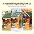 thumbnail image 6 of Conchico Outdoor Grocery Store Playhouse, Wooden Playhouse w/ Toy BBQ Grill, Toy Cash Register & Pretend Food Set For Summer Backyard, Green & Brown, 6 of 8