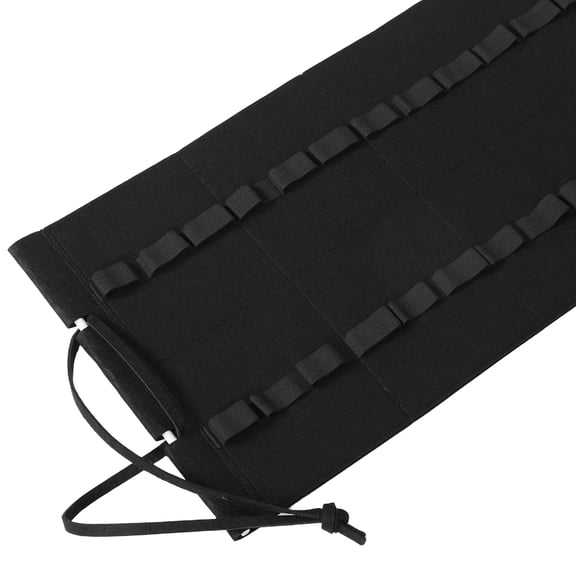 DEEPCRAFF Portable Black Drumstick Holder Wall Mount with Padding for Quiet and Secure Storage