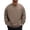 Coffee, variant on Vintage Oversized Crew Neck Sweatshirt for Men Long Sleeve Shirt Basic Solid Color Tee Acid Wash Shirt Pullover Top