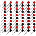thumbnail image 1 of Minkissy 600 Pcs Decorative Push Pin Set Black Plastic Map Pinning Home Supply, 1 of 8