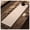 White, variant on PU leather table runner, double-sided wipeable café/tea house placemat, waterproof, heat-resistant and non-slip for dining table, living room, bed decoration