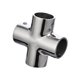 thumbnail image 3 of Conector de tubo marino, pieza de repuesto de acero inoxidable 316, resistente a la intemperie, fácil de instalar, accesorio de pasamanos para barco, Plano de 4 vías, 3 of 7