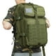 thumbnail image 4 of Mochila táctica militar, mochila de día, bolso de hombro para senderismo, camping, deportes al aire libre. Verde, 4 of 6