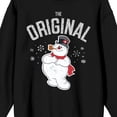 thumbnail image 6 of Frosty the Snowman The Original Women's Black Crew Neck Sweatshirt-XL, 6 of 7