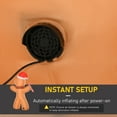 thumbnail image 5 of HOMCOM 8ft Christmas Inflatable Gingerbread Man with a Candy Cane, Outdoor Blow-Up Yard Decoration with LED Lights Display, 5 of 9