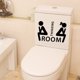 thumbnail image 2 of Adhesivo de 10 * 7 cm - Mural - Inodoro - Lavabo - Baño - WC - Entretenimiento Puerta de baño divertida - Decoración del hogar Letrero de baño pequeño Pegatinas de pared extraíbles TUNC Sencillez, 2 of 5