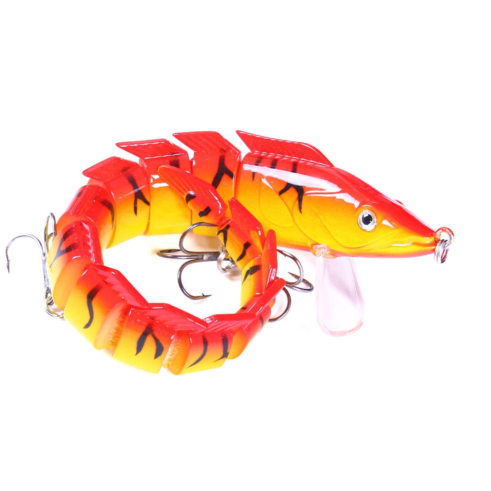 HENGJIA Fishing Lures 5pcs Large Multi Jointed Fish Fishing Kits Slow Sinking Lifelike Swimbait Freshwater and Saltwater for Trout Bass Lures, 9.05"/1.62oz