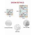 thumbnail image 7 of Happy Easter Kitchen Dish Towels for Drying Dishes Set of 3, Spring Grey Bunny Colorful Eggs Flower Blue Waffle Weave Microfiber Hand Tea Bathroom Towels Quick Dry & Absorbent Towel 15.7x23.6, 7 of 7