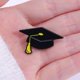 thumbnail image 3 of Broche para la temporada de graduaciones, gorro de licenciado, gorro de médico, gorro negro, insignia metálica, accesorio para la ropa, regalo, 3 of 8
