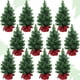thumbnail image 1 of Árbol de Navidad artificial con cenna apagada de 40 cm con base x12, 1 of 6
