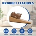 thumbnail image 4 of XIBUFE Long-Lasting Brown Decorative Door Jammer Stopper, 4 of 7