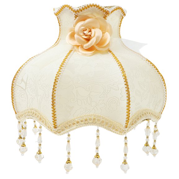 Ulthilift European Style Lampshade Modern Lampshade Desk Lamp Cover Scallop Dome Lamp Shade(E27)