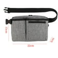 thumbnail image 5 of Practical Fanny Pack Multi Pockets Care Workers Electrician Waist Bag for Workout Store Nursing Accessories Gift - Dark Grey, 22x5x15cm 19, 5 of 10