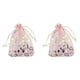 thumbnail image 1 of 200 Piezas 9X12cm Corazón Impreso Bolsas de Organza Rosadas Bolsas de Joyería Bolsas de Organza, 1 of 6