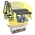 thumbnail image 1 of Set de accesorios para figuras de lucha libre con 2 mesas, 2 escaleras y 2 sillas, 1 of 2