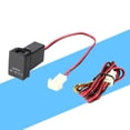thumbnail image 3 of Adaptador de corriente USB, cargador de coche USB dual de 12 V-24 V CC a 5 V Cargador de coche USB diseñado meticulosamente, 3 of 9