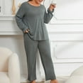 thumbnail image 3 of Pijama de Navidad Gibobby para mujer gris XL, 3 of 5