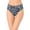 Espresso Floral, variant on Women's Side Shirred High Waist Swim Brief