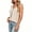 1PC Beige Tops, variant on Women Chiffon Tank Tops V-Neck And Pleated Front Casual Summer Layering Solid Color Sleeveless Boho Camisole