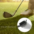 thumbnail image 2 of LYUMO Cleaning Brush,Multifunctional Club Cleaner Brush with Nylon Steel Dual Bristles Cleaning Tool,Golf Accessories, 2 of 6