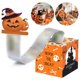 thumbnail image 2 of Decoración para fiesta de Halloween Diseño de calabaza naranja espeluznante con motivo «truco o trato» Perfecto para disfraces de Halloween, decoraciones para fiestas y coleccionismo, 2 of 7