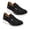 Black, variant on NOKIO Fashion Rh𝗂nestones for Women S𝗅ip On We𝖽ge Casual Shoes with Side Zipper Comfortable Soft Cushion Sport Shoes Lightweight Outdoor Walking L𝗈afers for Back to College
