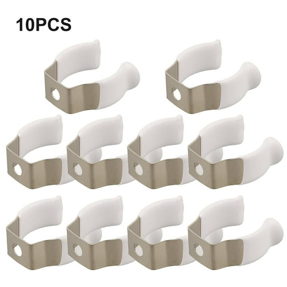 10Pcs Spring Terry Clips Clamp Pipes 10/12/16/19/25/28Mm Bases Tool Clips Pipes Clamps Holders Tubes Fixing Clips