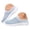 Blue, variant on Dakaela Womens Knit Slip on Walking Shoes Comfortable Summer Orthopedic Mule Sneakers Casual Backless Dressy Flat Clogs with Arch Support (7,Black)