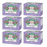 TADIN, Passion Flower, Herbal Tea Bags, 144 Ct (6 Boxes of 24)