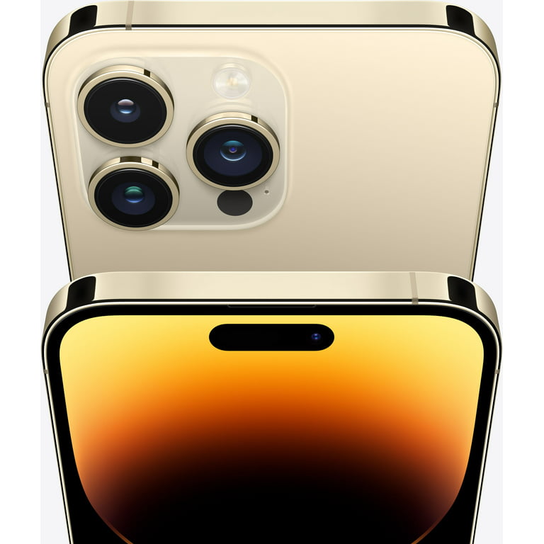 Apple iPhone 14 Pro, 128GB, Gold (Renewed Premium)